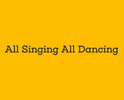 all singing all dancing logo
